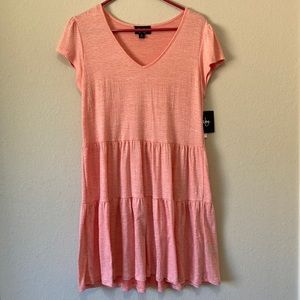 By & By Coral Juniors Babydoll Dress